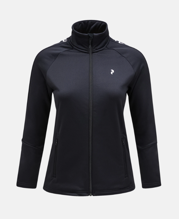 Peak Performance W Rider Zip Jacket, Black, L