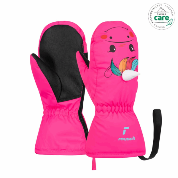 Reusch Sweety Mitten, pink unicorn