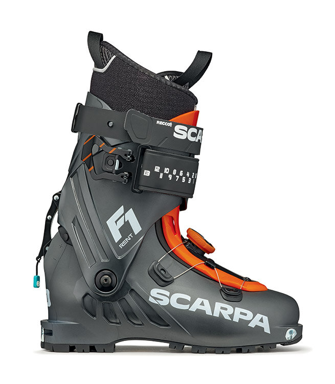 Scarpa F1 Rent Thermo Intuition, Anthracite/Orange, 25