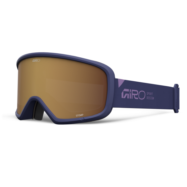 Giro Stomp Flash Goggle, mauve wordmark amber gold S2