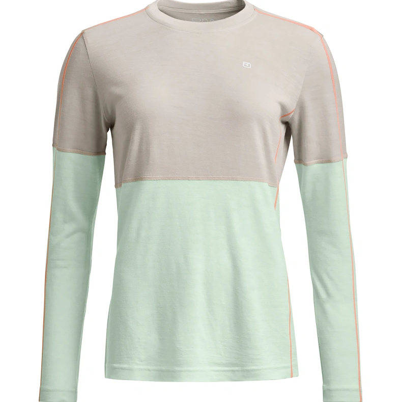 Ortovox 185 ROCK'N'WOOL LONG SLEEVE W, white tea