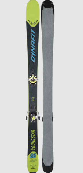 Dynafit Youngstar Ski Set, lambo green/black, 1