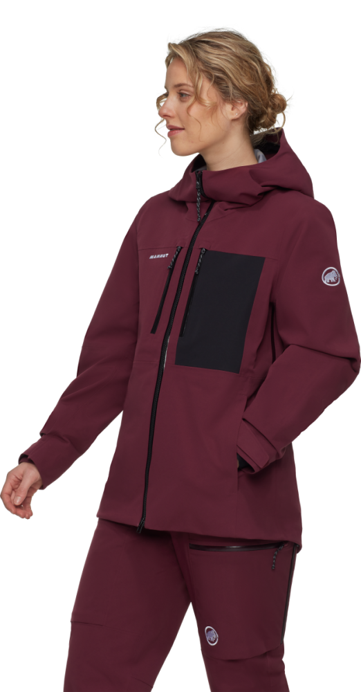 Mammut Stoney HS Hooded Jacket Women, vin-black, S