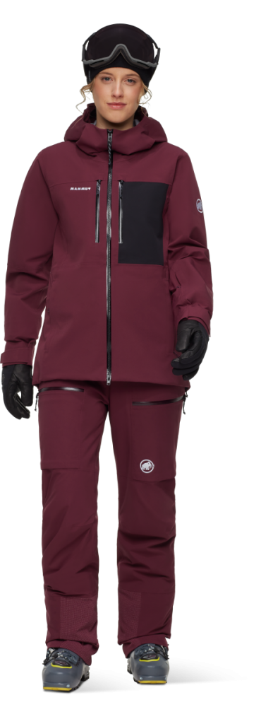 Mammut Stoney HS Hooded Jacket Women, vin-black, S