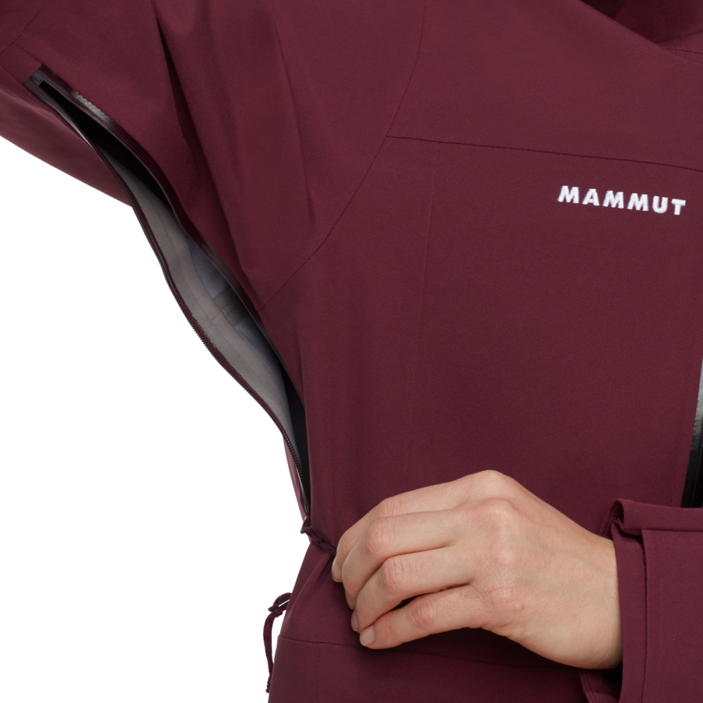 Mammut Stoney HS Hooded Jacket Women, vin-black, S