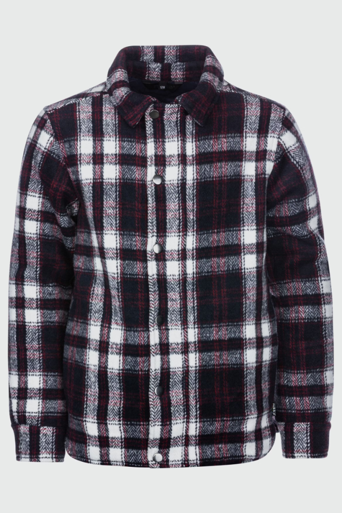 Rukka Wilma Kinder Fleece Hemd-Jacke, dark navy, 128