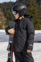 Rukka Marlo Kinder Skijacke, mit Sherpa Futter, black, 116