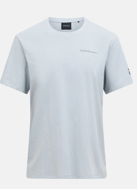 Peak Performance Explore Logo Tee Herren , Summit Smoke