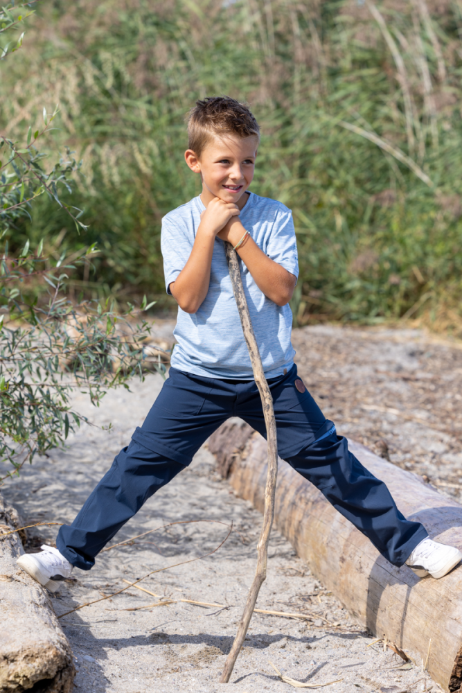 rukka Trek Kinder Wanderhose, total eclipse, 104