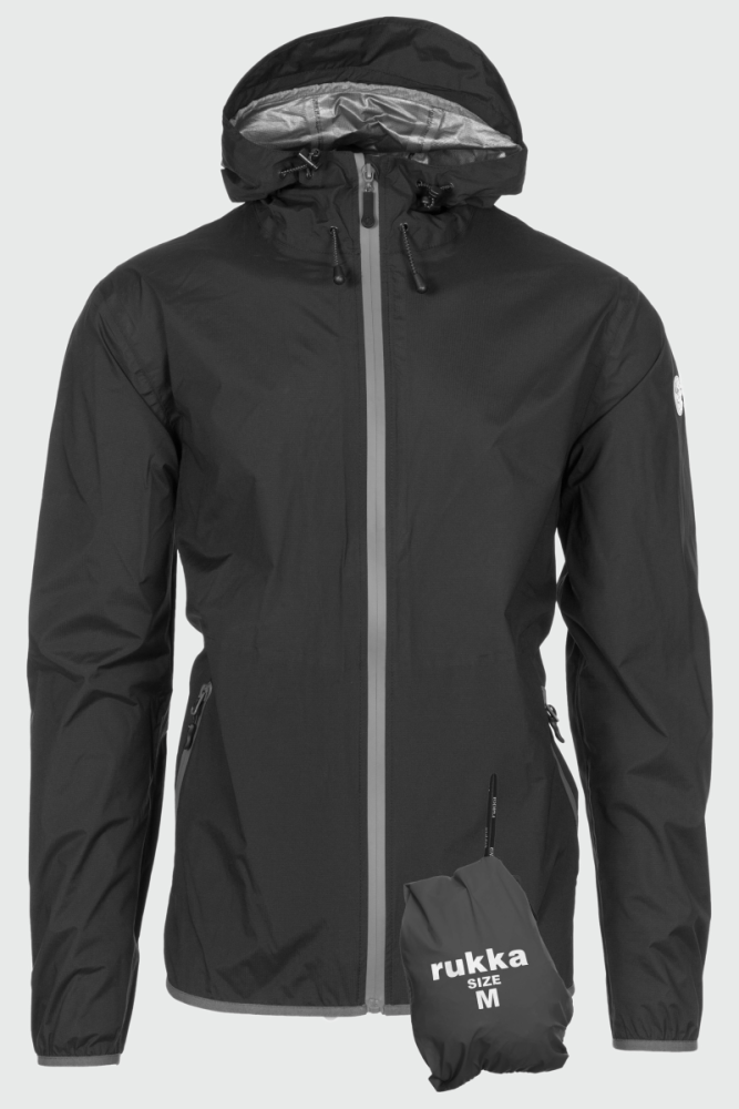 rukka Shelter Herren Regenjacke, black