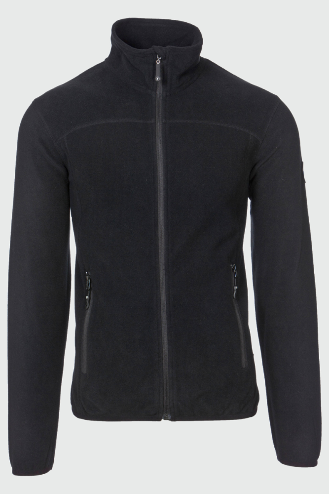 rukka Micha Herren Fleece Jacke, black, XL