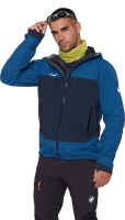 Mammut Crag HS Hooded Jacket Men, tschiel-marine, XXL