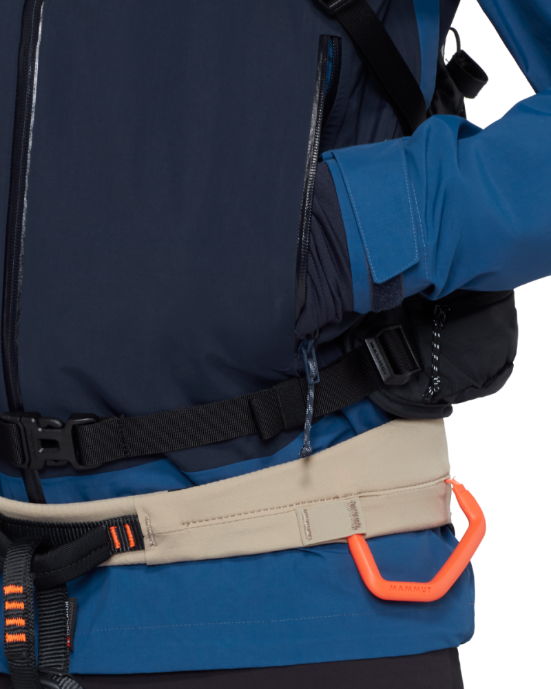 Mammut Crag HS Hooded Jacket Men, tschiel-marine, XXL