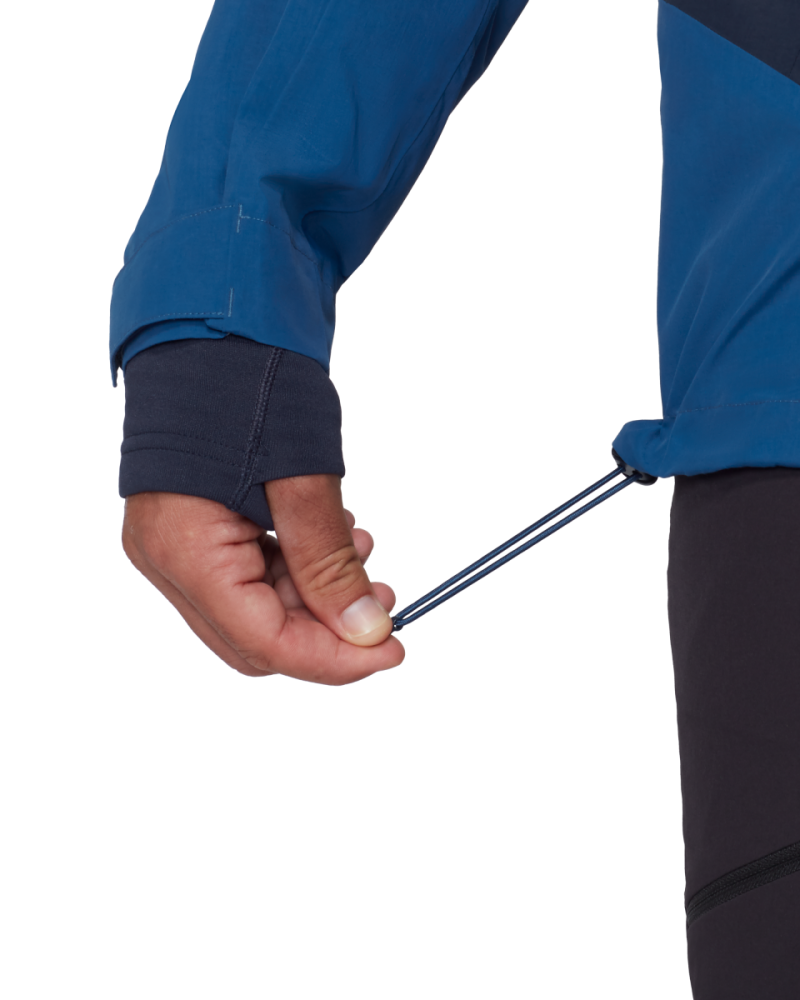 Mammut Crag HS Hooded Jacket Men, tschiel-marine, XXL