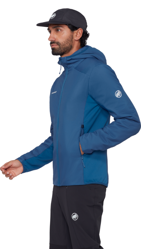 Mammut Rime Light IN Hybrid Hooded Jacket Men, tschiel, XL