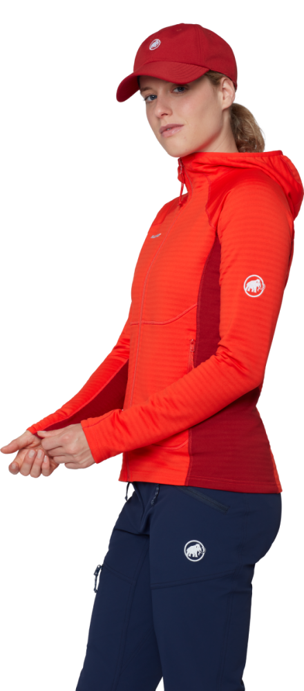 Mammut Taiss ML Hooded Jacket Women, red-dark red