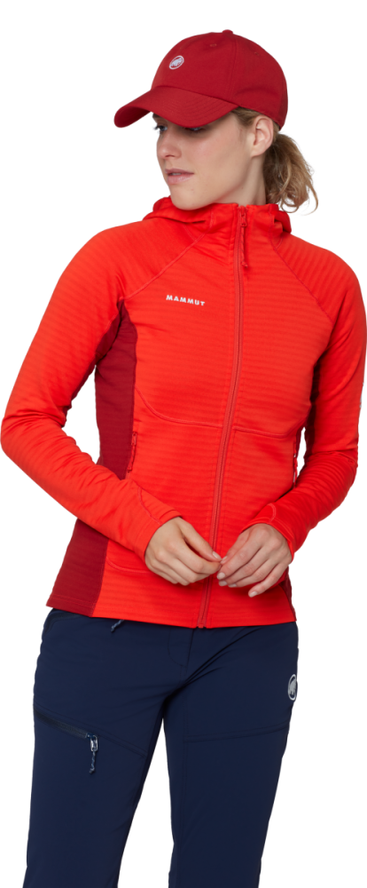 Mammut Taiss ML Hooded Jacket Women, red-dark red