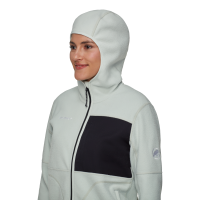 Mammut Tamaro ML Hooded Jacket Women, silver sage-black, S