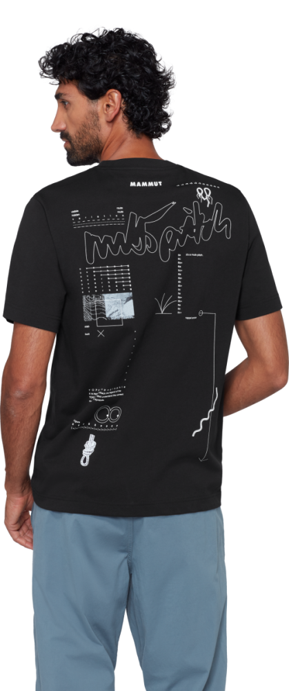 Mammut Base T-Shirt Men Multi-Pitch, black
