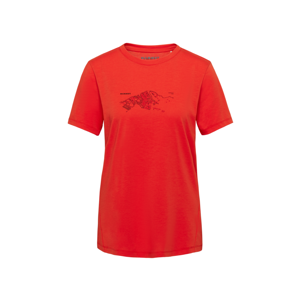 Mammut Mountain T-Shirt Women Fruendenhorn, red