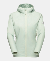 Mammut Rime Light IN Hybrid Hooded Jacket Women, silver sage, L