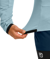 Ortovox FLEECE GRID JACKET M, blue nunatak, XL