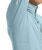 Ortovox FLEECE GRID JACKET M, blue nunatak, XL