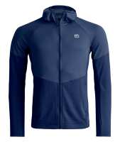 Ortovox FLEECE LIGHT GRID HOODY M, deep ocean, XL