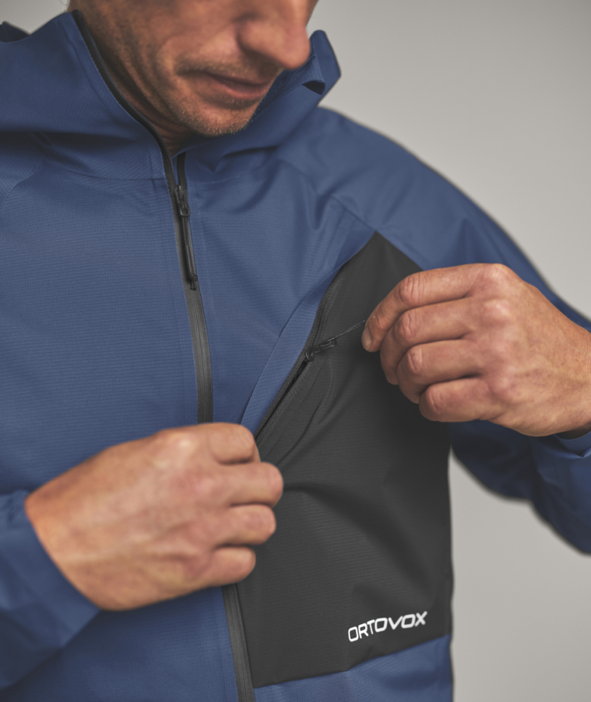 Ortovox Trace 2.5l Jacket M, blue nunatak, M