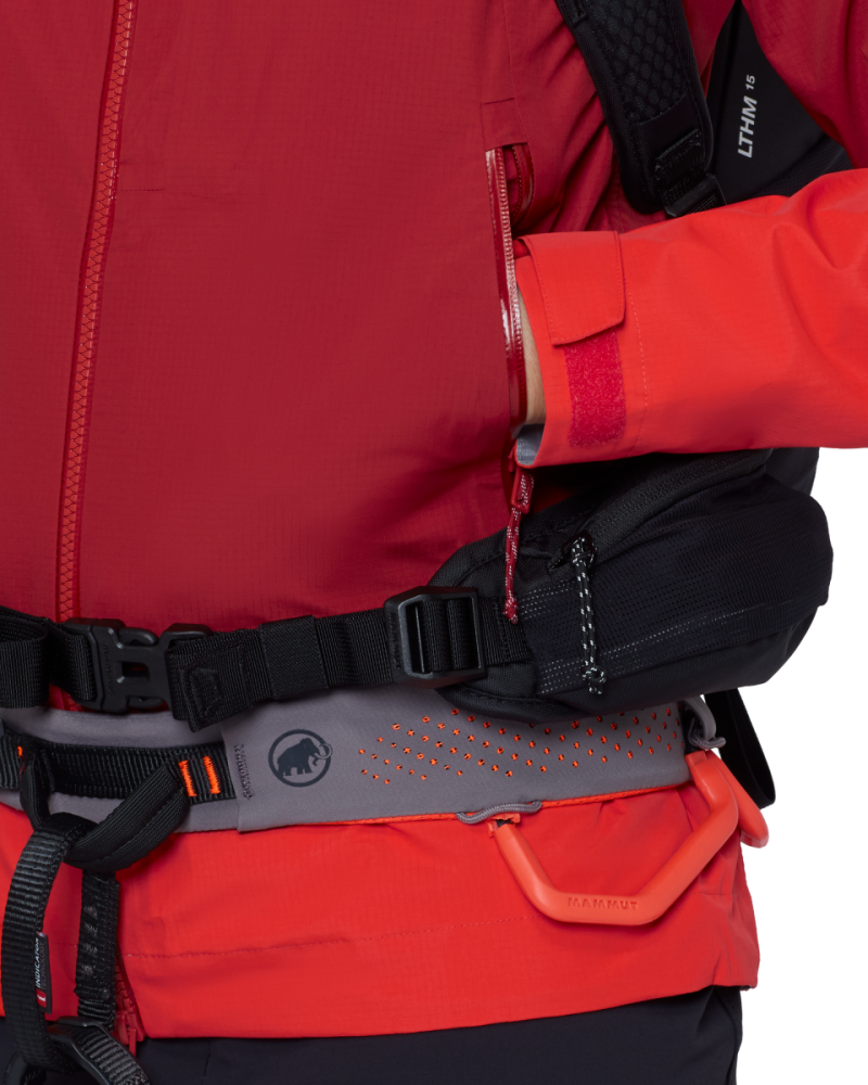 Mammut Alto Guide HS Hooded Jacket Women, dark red- red