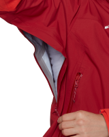 Mammut Alto Guide HS Hooded Jacket Women, dark red- red