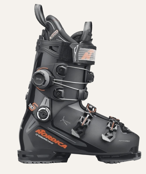 Nordica SPEEDMACHINE 3 Boa 130 S, SCHWARZ-ANTHRAZIT-ROT, 28.5
