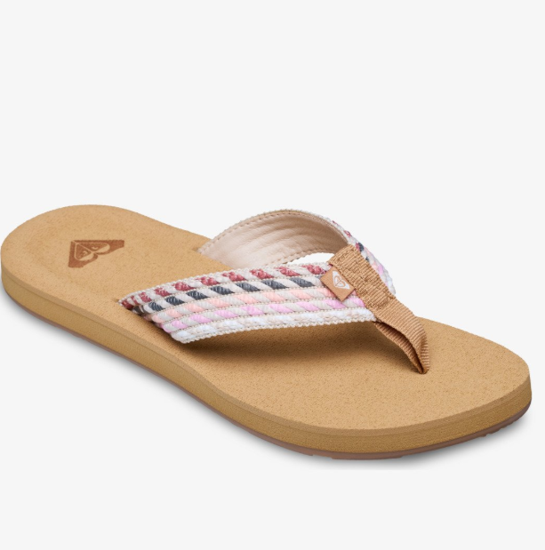 Roxy Porto Rope, Natural/crazy Pink, 7