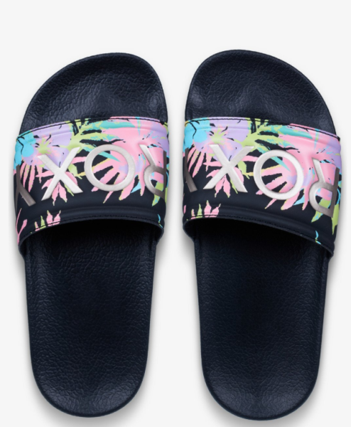 Roxy Rg Slippy Ii Printed, Black Multi 1