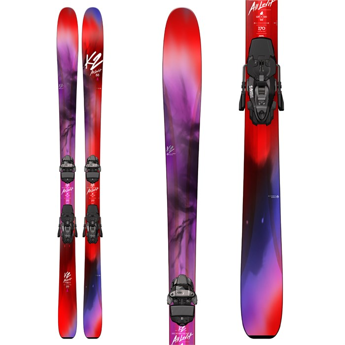 K2 Allluvit 88 / Squire 11, Red/Black, 156 cm
