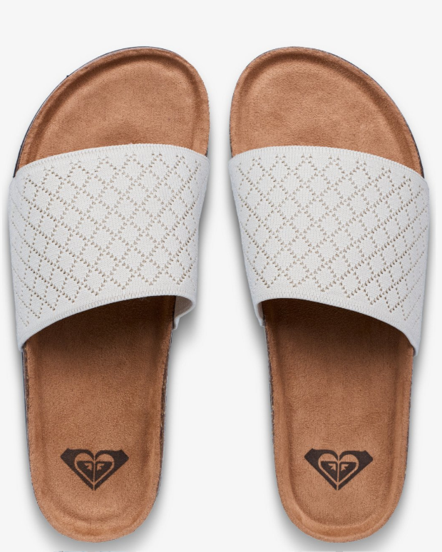 Roxy Mannae Slide, Taupe, 8.5