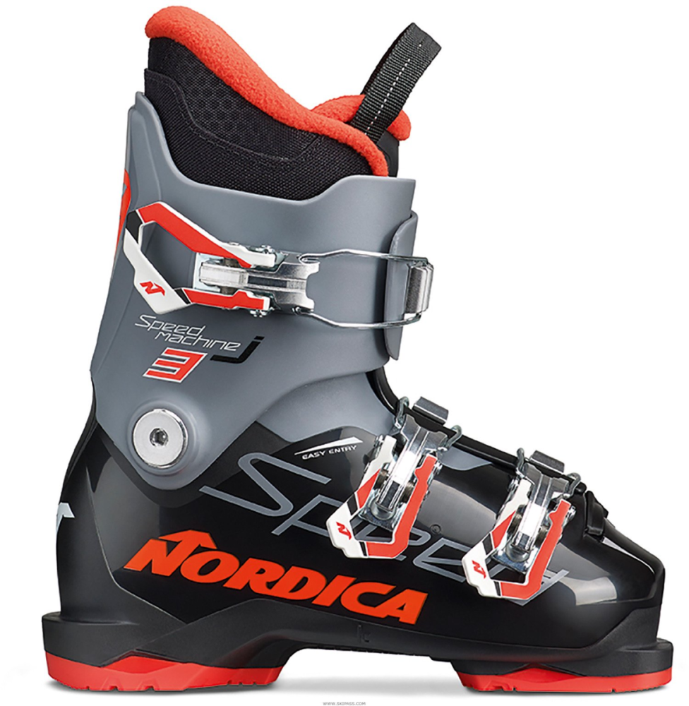 Nordica SPEEDMACHINE J3, SCHWARZ-ANTHRAZIT-ROT, 24.5