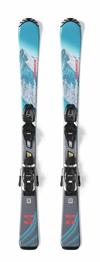 Nordica TEAM G FDT  / JR 7.0 FDT, BLAU-GRAU-PINK, 130cm