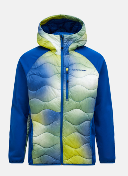 Peak Performance Helium AOP Down Hybrid Hood Herren , AOP