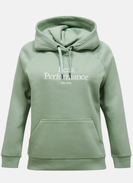 Peak Performance Original Hood Damen , Green Valley/OFFWHITE