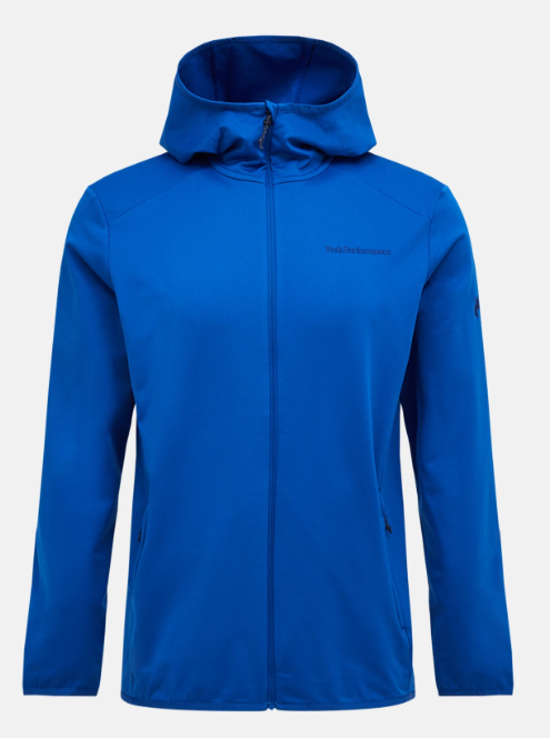 Peak Performance Light Zip Hood Herren , TRUE BLUE, L