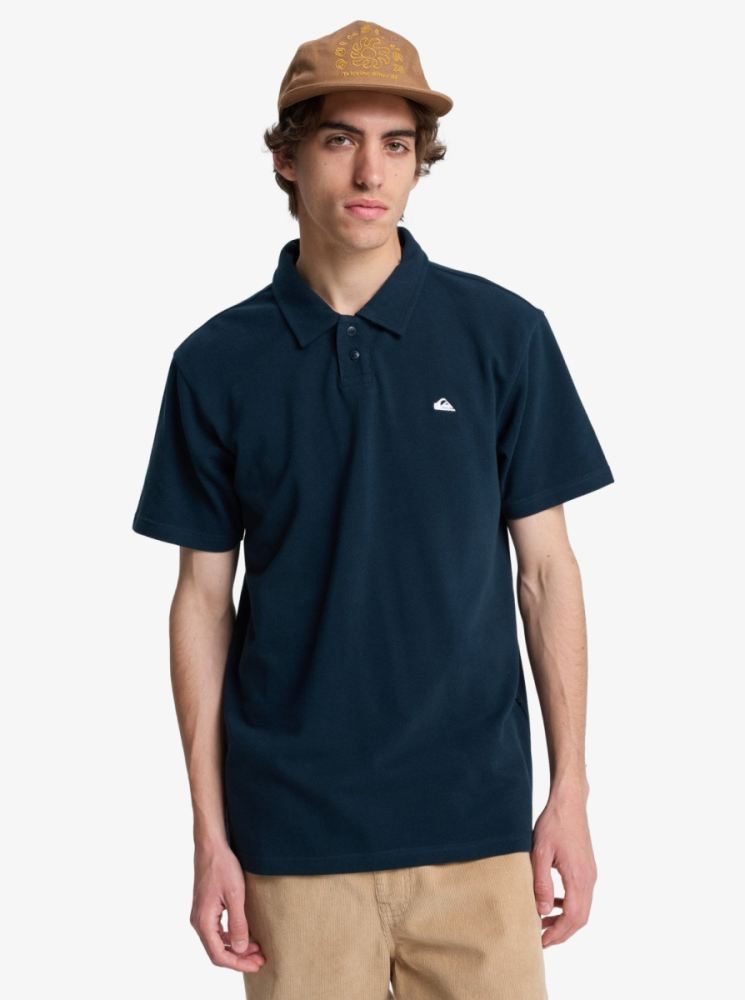 Quiksilver Mw Pique Polo, Dark Navy, M