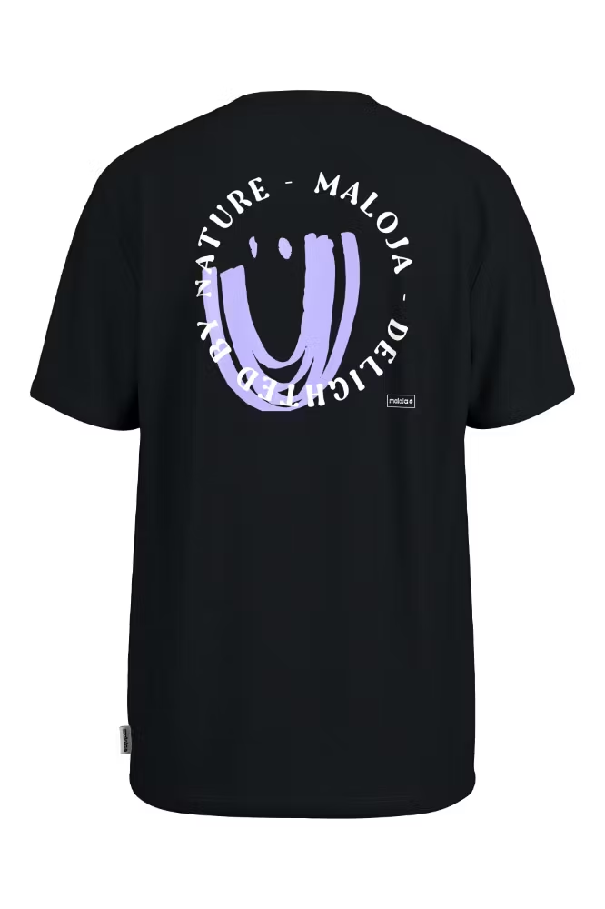 Maloja NalboM. Organic Cotton Tee, deep black, Grösse M