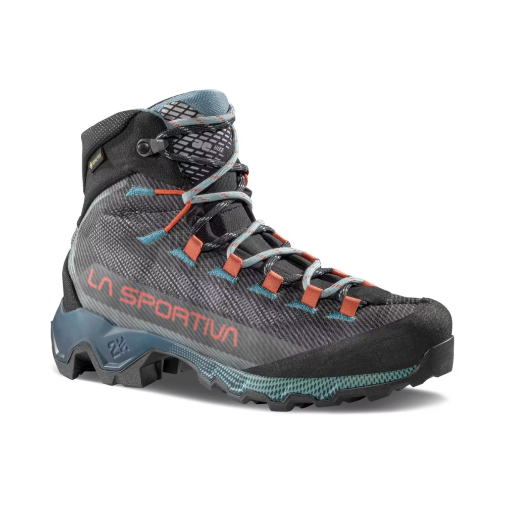 La Sportiva Aequilibrium Hike Woman GTX, Carbon/Everglade, 38