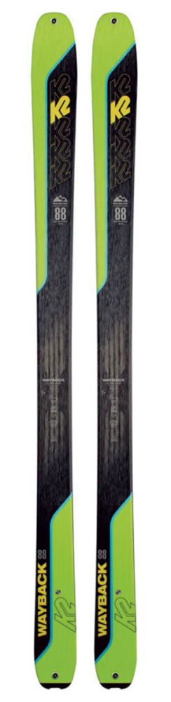 K2 Wayback 88, black / green, 181cm