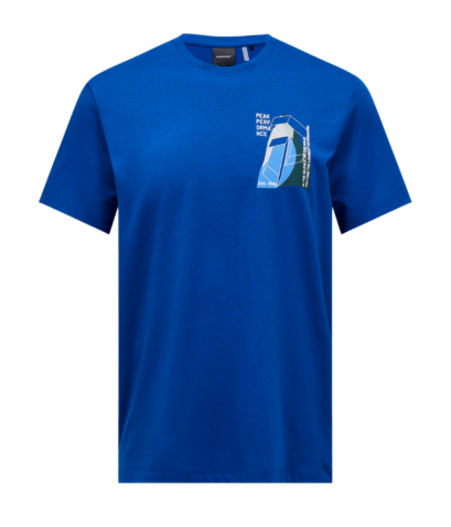 Peak Performance Explore Graphic Tee Herren , TRUE BLUE, 2XL