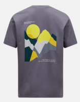 Peak Performance Explore Graphic Tee Herren , QUIET GREY, XL