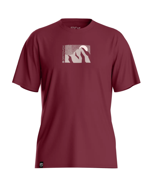 Ortovox 120 COOL TEC MTN SUN TS M, red malbec