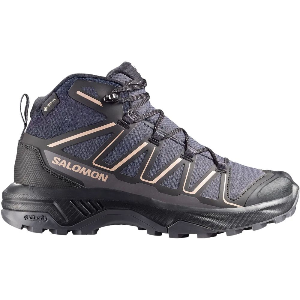 Salomon SHOES EXEO 2 MID GTX W,Nine Iron/Black/Shad, 38