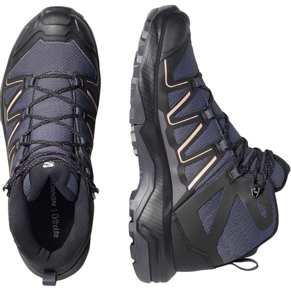 Salomon SHOES EXEO 2 MID GTX W,Nine Iron/Black/Shad, 38